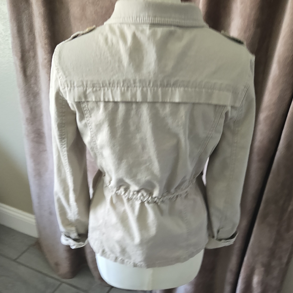 Express Tan Utility Jacket‎ Versatile Style - Picture 8 of 11